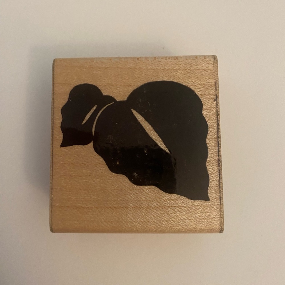 JRL Design leaf leaves rubber stamp